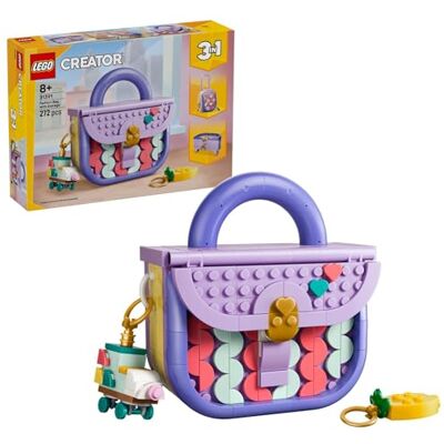 Lego Creator 31391 3-in-1 modieuze tas met opbergruimte, speelgoed – model verandert in koffer of opbergdoos – decoratie voor kinderkamer DIY – cadeau voor meisjes of jongens vanaf 8 jaar Jeu de construction pour fille dès 8 ans, maquette transformable Lego Creator 31391 3-in-1 modieuze tas met opbergruimte, speelgoed – model verandert in koffer of opbergdoos – decoratie voor kinderkamer DIY – cadeau voor meisjes of jongens vanaf 8 jaar Jeu de construction pour fille dès 8 ans, maquette transformable