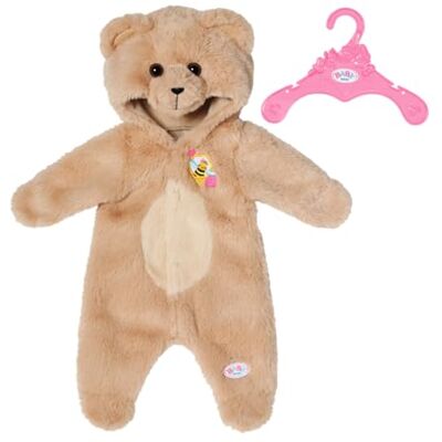 BABY born onesie met capuchon en oren teddy voor poppen van 43 cm BABY born onesie met capuchon en oren teddy voor poppen van 43 cm