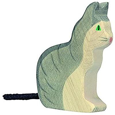 Goki Holztiger 80055 figuur kat zittend Goki Holztiger 80055 figuur kat zittend