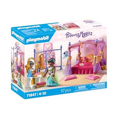 Playmobil Princess Magic, prinsessenkamer met kleedkamer, koninklijk hof, sprookjesspel voor kinderen vanaf 4 jaar, 71847 Playmobil Princess Magic, prinsessenkamer met kleedkamer, koninklijk hof, sprookjesspel voor kinderen vanaf 4 jaar, 71847