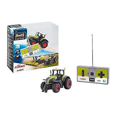 Revell Claas 960 Axion Mini RC tractor, ideaal voor kinderen vanaf 8 jaar, zeer gedetailleerd design, 2-kanaals afstandsbediening, snel opladen via afstandsbediening, perfect voor onderweg Revell Claas 960 Axion Mini RC tractor, ideaal voor kinderen vanaf 8 jaar, zeer gedetailleerd design, 2-kanaals afstandsbediening, snel opladen via afstandsbediening, perfect voor onderweg