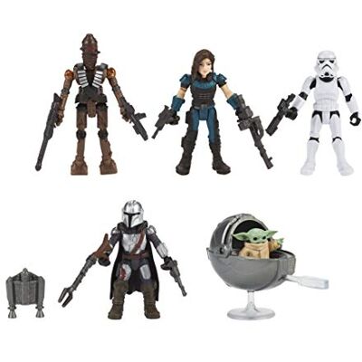 Star Wars Mission Fleet, verdedig het kind, 5 figuren van 6 cm met accessoires, speelgoed voor kinderen, vanaf 4 jaar Star Wars Mission Fleet, verdedig het kind, 5 figuren van 6 cm met accessoires, speelgoed voor kinderen, vanaf 4 jaar