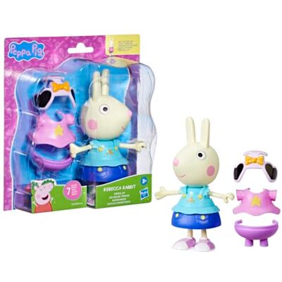 Peppa Pig , figuur De mooie outfits van Rebecca Rabbit Peppa Pig , figuur De mooie outfits van Rebecca Rabbit