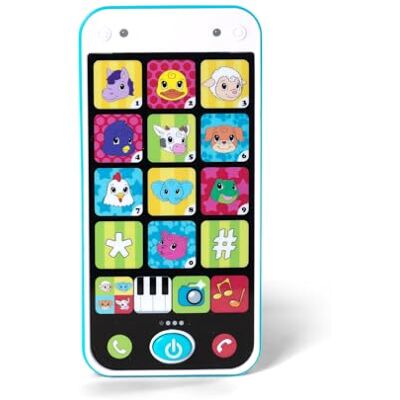 Simba 104010002 ABC Speelgoedtelefoon Smartphone, meerkleurig Simba 104010002 ABC Speelgoedtelefoon Smartphone, meerkleurig
