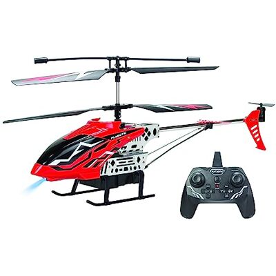 SilverLit FLYBOTIC Sky Knight Buitenhelikopter 43 cm voor kinderen en volwassenen 2,4 GHz technologie Lichteffecten Binnen/Buiten 3 vliegkanalen Geïntegreerde gyroscoop Vanaf 14 jaar SilverLit FLYBOTIC Sky Knight Buitenhelikopter 43 cm voor kinderen en volwassenen 2,4 GHz technologie Lichteffecten Binnen/Buiten 3 vliegkanalen Geïntegreerde gyroscoop Vanaf 14 jaar