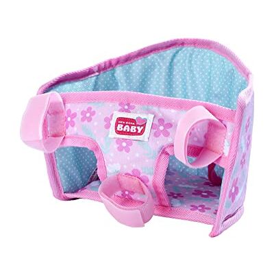 Simba New Born 105560018 Babyfietszitje met riem, poppenaccessoires, textielzitje, veiligheidsgordel, stuurbevestiging met klittenband, voor poppen van 30 tot 43 cm, vanaf 3 jaar Simba New Born 105560018 Babyfietszitje met riem, poppenaccessoires, textielzitje, veiligheidsgordel, stuurbevestiging met klittenband, voor poppen van 30 tot 43 cm, vanaf 3 jaar