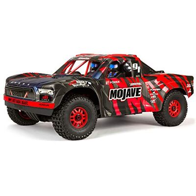 ARRMA RC Truck 1/7 MOJAVE 6S V2 4WD BLX Desert Truck met Spectrum Company (Ready to Run), rood/zwart, ARA7604V2T2 ARRMA RC Truck 1/7 MOJAVE 6S V2 4WD BLX Desert Truck met Spectrum Company (Ready to Run), rood/zwart, ARA7604V2T2