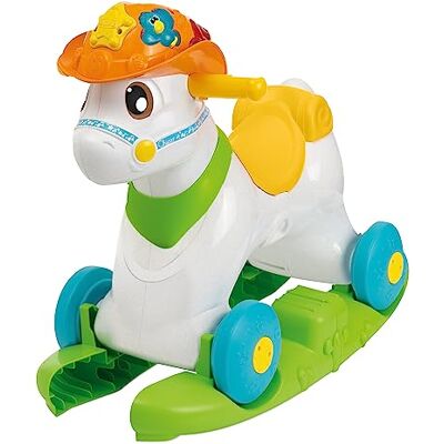 Chicco Baby Rodeo, rijspel, schommel voor kinderen, 3 interactieve knoppen, verpakking van gerecycled kunststof, 1 tot 3 jaar, gemaakt in Italië Chicco Baby Rodeo, rijspel, schommel voor kinderen, 3 interactieve knoppen, verpakking van gerecycled kunststof, 1 tot 3 jaar, gemaakt in Italië