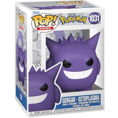 Funko Pop! Games: Pokemon Gengar Vinyl verzamelfiguur Cadeau-idee Officiële merchandising Speelgoed voor kinderen en volwassenen Video Games Fans Figuur voor verzamelaars Funko Pop! Games: Pokemon Gengar Vinyl verzamelfiguur Cadeau-idee Officiële merchandising Speelgoed voor kinderen en volwassenen Video Games Fans Figuur voor verzamelaars