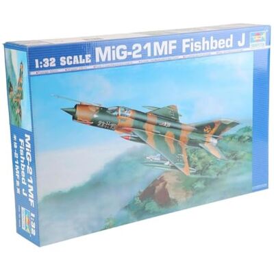 Trumpeter 1/32 Mig21 MF Fishbed J Fighter Tactical Fighter Enkele stoel Trumpeter 1/32 Mig21 MF Fishbed J Fighter Tactical Fighter Enkele stoel