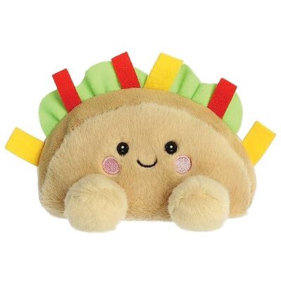 Aurora 33690 Palm Pals Fiesta Taco pluche dier, bruin, 13 cm Aurora 33690 Palm Pals Fiesta Taco pluche dier, bruin, 13 cm
