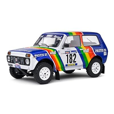 Solido 1:18 LADA NIVA White #182 JABOULE/SARDOU Parijs-Dakar 1984 Solido 1:18 LADA NIVA White #182 JABOULE/SARDOU Parijs-Dakar 1984