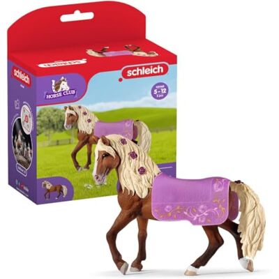 Schleich 42468 Horse Club figuur hengst Paso Fino paardenshow realistische en gedetailleerde hengst met deken figuur voor jongens en meisjes, cadeau voor kinderen vanaf 5 jaar Schleich 42468 Horse Club figuur hengst Paso Fino paardenshow realistische en gedetailleerde hengst met deken figuur voor jongens en meisjes, cadeau voor kinderen vanaf 5 jaar