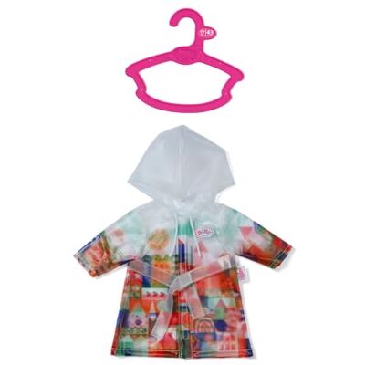 BABY born Regenjas in urban stijl met kleurrijke print en capuchon voor poppen 43 cm BABY born Regenjas in urban stijl met kleurrijke print en capuchon voor poppen 43 cm