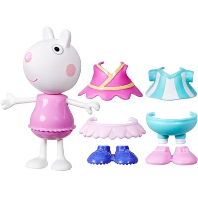 Peppa Pig , figuur De mooie outfits van Suzy Sheep Peppa Pig , figuur De mooie outfits van Suzy Sheep