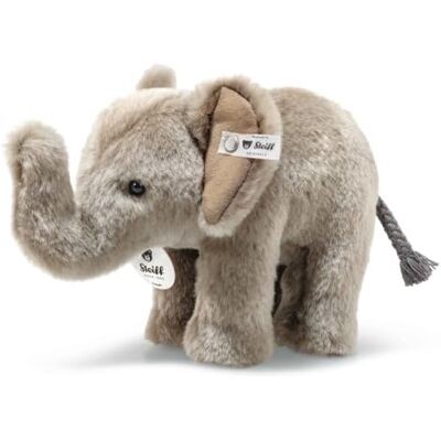 Steiff Trampili de olifant knuffel, schattige metgezel met kunststof ogen, kinderen, jongens en meisjes, 18 cm, lichtgrijs, 064487 Steiff Trampili de olifant knuffel, schattige metgezel met kunststof ogen, kinderen, jongens en meisjes, 18 cm, lichtgrijs, 064487