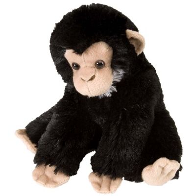 WILD REPUBLIC Republic-10834 pluche dier baby chimpansee Cuddlekins Mini, speelgoed, 20 cm, 10834, zwart WILD REPUBLIC Republic-10834 pluche dier baby chimpansee Cuddlekins Mini, speelgoed, 20 cm, 10834, zwart