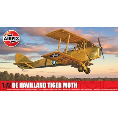 Airfix A02106A van Havilland Tiger Moth plastic modelbouwset Airfix A02106A van Havilland Tiger Moth plastic modelbouwset