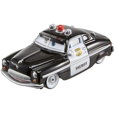 Disney Mattel Cars FLM15 Basic gegoten auto Sheriff Disney Mattel Cars FLM15 Basic gegoten auto Sheriff
