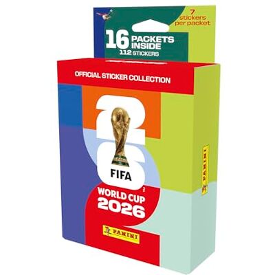 Panini Collection d'autocollants FIFA World Cup 2026 Mega Multiset Panini Collection d'autocollants FIFA World Cup 2026 Mega Multiset