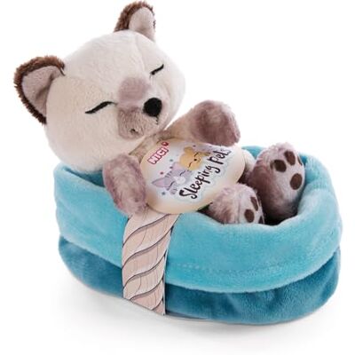 NICI Knuffel Kat in Mand 12 cm – Sleeping Pets Siamese knuffelkatten voor Meisjes, Jongens en Baby's – Pluizig Knuffeldier om Mee te Knuffelen, Spelen en Slapen – Gezellige Pluche Dieren NICI Knuffel Kat in Mand 12 cm – Sleeping Pets Siamese knuffelkatten voor Meisjes, Jongens en Baby's – Pluizig Knuffeldier om Mee te Knuffelen, Spelen en Slapen – Gezellige Pluche Dieren