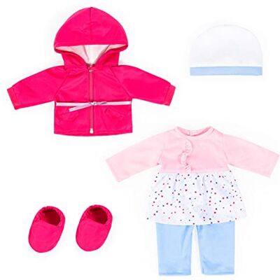 Bayer Design 84200AJ Poppenkleding 38-42 cm, accessoires voor pop, jurk, jas, broek, muts, schoenen Bayer Design 84200AJ Poppenkleding 38-42 cm, accessoires voor pop, jurk, jas, broek, muts, schoenen