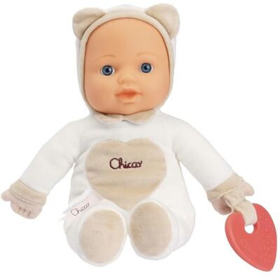 Chicco Mijn eerste pop, met zacht hart en zacht voor tandjes, zacht en licht, machinewasbaar, 0 maanden + Chicco Mijn eerste pop, met zacht hart en zacht voor tandjes, zacht en licht, machinewasbaar, 0 maanden +