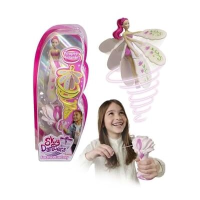 Lansay SKY DANCERS Fuchsia Fantasy Magische vliegende pop voor kinderen vanaf 6 jaar Fee pop 18 cm Vliegt met een werper zonder batterij Verras je kinderen cadeau-idee voor verjaardag Lansay SKY DANCERS Fuchsia Fantasy Magische vliegende pop voor kinderen vanaf 6 jaar Fee pop 18 cm Vliegt met een werper zonder batterij Verras je kinderen cadeau-idee voor verjaardag