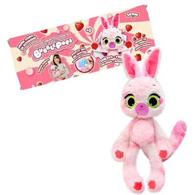 Bizak Bubble Pops, magische pluche dieren die hun grootte vermenigvuldigen x 5, spannend proces en kauwgom geur, 12 verschillende dieren met aroma en poten, aardbeien konijn (64492004-4) Bizak Bubble Pops, magische pluche dieren die hun grootte vermenigvuldigen x 5, spannend proces en kauwgom geur, 12 verschillende dieren met aroma en poten, aardbeien konijn (64492004-4)