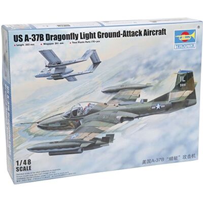 Trumpeter 02889 modelbouwset US A-37B Dragonfly Light Ground-Attack Trumpeter 02889 modelbouwset US A-37B Dragonfly Light Ground-Attack