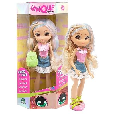 Giochi Preziosi UNIQUE EYES, MYM442 pop van 25 cm – collectie vlinder – Rebecca, met hun blik die je uit de ogen volgt, met kleding lente en zomer, speelgoed voor kinderen vanaf 3 jaar Giochi Preziosi UNIQUE EYES, MYM442 pop van 25 cm – collectie vlinder – Rebecca, met hun blik die je uit de ogen volgt, met kleding lente en zomer, speelgoed voor kinderen vanaf 3 jaar