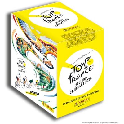 Panini Tour DE France 2024 doos met 36 zakken, 004870BOX36F Panini Tour DE France 2024 doos met 36 zakken, 004870BOX36F