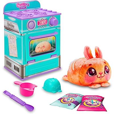 COOKEEZ MAKERY Magische oven, interactief speelgoed voor kinderen, met ingrediënten voor het maken van je knuffeldier, heeft zachte geluiden en geur, jongens en meisjes vanaf 5 jaar, willekeurig model, COOKEEZ MAKERY Magische oven, interactief speelgoed voor kinderen, met ingrediënten voor het maken van je knuffeldier, heeft zachte geluiden en geur, jongens en meisjes vanaf 5 jaar, willekeurig model,