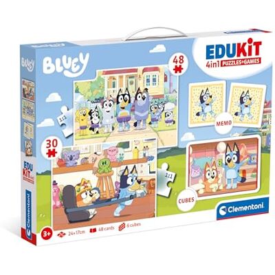 Clementoni Edukit 4w1 Bluey Zestaw Edukacyjny 18320 Clementoni Edukit 4w1 Bluey Zestaw Edukacyjny 18320