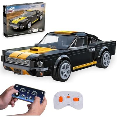 Jamara 402878 CADA Shelby GT350 H 1:20 2,4 GHz Bricks speelgoedauto, sportwagen voor kinderen vanaf 6 jaar, cadeau-idee voor jongens en meisjes, gedetailleerd design, dubbele modus Jamara 402878 CADA Shelby GT350 H 1:20 2,4 GHz Bricks speelgoedauto, sportwagen voor kinderen vanaf 6 jaar, cadeau-idee voor jongens en meisjes, gedetailleerd design, dubbele modus