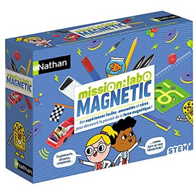 Nathan Mission Labo Magnetic Wetenschappelijke en educatieve set met veilige en grappige ervaringen kinderen vanaf 6 jaar Nathan Mission Labo Magnetic Wetenschappelijke en educatieve set met veilige en grappige ervaringen kinderen vanaf 6 jaar