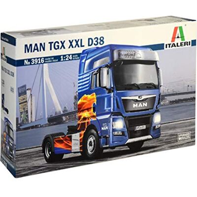 Italeri 510003916 Man 1:24 Man TGX XXL D38 E6 Edition Medium voertuig Italeri 510003916 Man 1:24 Man TGX XXL D38 E6 Edition Medium voertuig