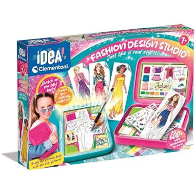 Clementoni Fashion Designer Kits-tekenspel, schilderij met licht, schilderen en looks creëren. Inclusief schetsen, accessoires en voorstellen om de mode naar jouw smaak te ontwerpen - Clementoni Fashion Designer Kits-tekenspel, schilderij met licht, schilderen en looks creëren. Inclusief schetsen, accessoires en voorstellen om de mode naar jouw smaak te ontwerpen -