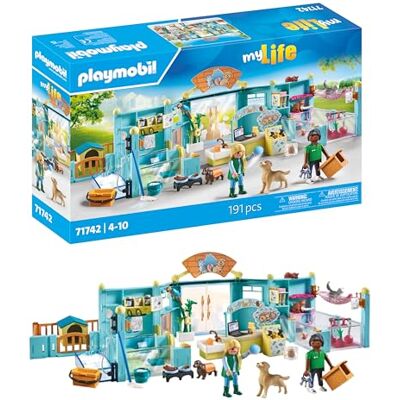 Playmobil My Life dierenhotel, dierenfiguren, speelgoed voor kinderen vanaf 4 jaar, 71742 dierenhotel Playmobil My Life dierenhotel, dierenfiguren, speelgoed voor kinderen vanaf 4 jaar, 71742 dierenhotel