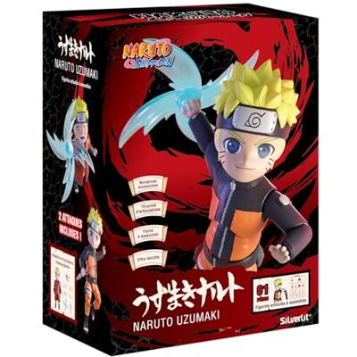 SilverLit Manga actiefiguur, 12 cm, 2 figuren om te verzamelen, Naruto en Sasuke, meerkleurig (54039) SilverLit Manga actiefiguur, 12 cm, 2 figuren om te verzamelen, Naruto en Sasuke, meerkleurig (54039)