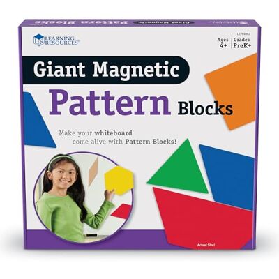 Learning Resources Demonstratieset voor gigantische magnetische vormen van Learning Resources Demonstratieset voor gigantische magnetische vormen van