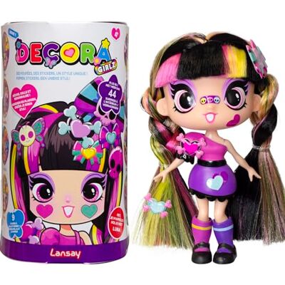 Lansay DECORA GIRLZ Luna 1 mini modepop + 8 accessoires en verrassingsstickers 12,7 cm pop speelgoed om te verzamelen Voor kinderen vanaf 4 jaar Unieke stijl om te personaliseren Lansay DECORA GIRLZ Luna 1 mini modepop + 8 accessoires en verrassingsstickers 12,7 cm pop speelgoed om te verzamelen Voor kinderen vanaf 4 jaar Unieke stijl om te personaliseren