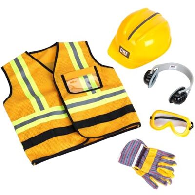 Klein Theo 3224 Kat Bouwvest met Helm Handschoenen Bril Helm Geluiddempend Vest Voor Kinderen Van 3 tot 6 Jaar Afmetingen: 43 cm x 38 cm x 14 cm Speelgoed voor Kinderen vanaf 3 Jaar Klein Theo 3224 Kat Bouwvest met Helm Handschoenen Bril Helm Geluiddempend Vest Voor Kinderen Van 3 tot 6 Jaar Afmetingen: 43 cm x 38 cm x 14 cm Speelgoed voor Kinderen vanaf 3 Jaar