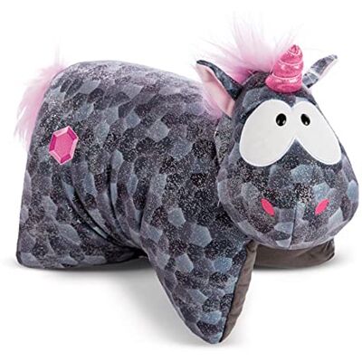 NICI 47654 pluche kussen eenhoorn 40x30 cm grijs NICI 47654 pluche kussen eenhoorn 40x30 cm grijs