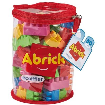 Ecoiffier Tas met 50 bouwstenen Abrick vanaf 18 maanden gemaakt in Frankrijk (7600000489) Ecoiffier Tas met 50 bouwstenen Abrick vanaf 18 maanden gemaakt in Frankrijk (7600000489)