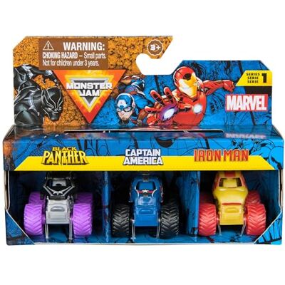 Monster Cable Monsterjam MNJ Mini 3-Pack Marvel Monster Cable Monsterjam MNJ Mini 3-Pack Marvel