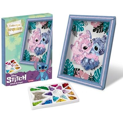 Lansay COLLECTIE Pailletten Stitch & Angel Creatieve set voor kinderen vanaf 7 jaar Pailletten Frame om neer te zetten of op te hangen Leuke handmatige activiteit Creatieve vrije tijd Creëer een fonkelend schilderij Lansay COLLECTIE Pailletten Stitch & Angel Creatieve set voor kinderen vanaf 7 jaar Pailletten Frame om neer te zetten of op te hangen Leuke handmatige activiteit Creatieve vrije tijd Creëer een fonkelend schilderij