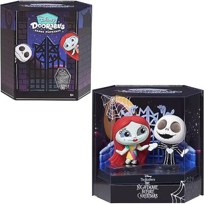 Just Play Disney Doorables Jack Skellington en Sally set met 2 figuren om te verzamelen, 7,6 cm hoog, speelgoed voor kinderen vanaf 5 jaar, exclusief Amazon van Just Play Disney Doorables Jack Skellington en Sally set met 2 figuren om te verzamelen, 7,6 cm hoog, speelgoed voor kinderen vanaf 5 jaar, exclusief Amazon van