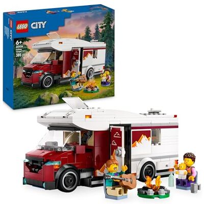 Lego City De avonturencamper Bouwspel voor jongens en meisjes vanaf 6 jaar Inclusief baby, accessoires en gitaar Verjaardagscadeau-idee voor avonturiers 60454 Lego City De avonturencamper Bouwspel voor jongens en meisjes vanaf 6 jaar Inclusief baby, accessoires en gitaar Verjaardagscadeau-idee voor avonturiers 60454