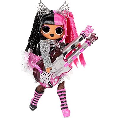 L.O.L. Surprise! OMG Remix Rock Metal Chick modepop met 15 verrassingen, waaronder 1 elektrische gitaar, 1 outfit, schoenen, haarborstel, standaard, tekst en platenspeler meisjes vanaf 4 jaar L.O.L. Surprise! OMG Remix Rock Metal Chick modepop met 15 verrassingen, waaronder 1 elektrische gitaar, 1 outfit, schoenen, haarborstel, standaard, tekst en platenspeler meisjes vanaf 4 jaar